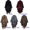 New Women Knitted Poncho Cape Hooded Stripe Oversized Cardigan Sweater Long Shawl Scarf Cashmere Pashmina