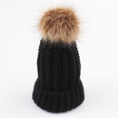 Women Winter Hat Knit Beanie Skullies Pom Pom Causal Warm Outdoor Thick Female Cap