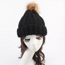 Women Winter Hat Knit Beanie Skullies Pom Pom Causal Warm Outdoor Thick Female Cap