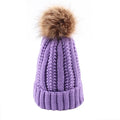 Women Winter Hat Knit Beanie Skullies Pom Pom Causal Warm Outdoor Thick Female Cap