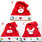 Kid Adult Cheer Christmas Hat Children Santa Claus Reindeer Snowman Cute Cap Party Festival Decoration