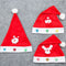 Kid Adult Cheer Christmas Hat Children Santa Claus Reindeer Snowman Cute Cap Party Festival Decoration