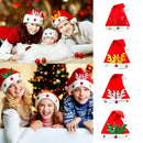 Adult Kids Christmas Hat Santa Claus Hat Antler Snowflake Family Party Cap Holiday Decoration Ornaments