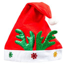 Adult Kids Christmas Hat Santa Claus Hat Antler Snowflake Family Party Cap Holiday Decoration Ornaments