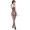 Sexy Women Fishnet Lingerie Bodystocking Sheer Mesh Cut Out Crotchless Erotic Bodysuit Sleepwear Underwear Black