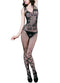 Sexy Women Fishnet Lingerie Bodystocking Sheer Mesh Cut Out Crotchless Erotic Bodysuit Sleepwear Underwear Black