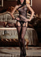 Sexy Women Lingerie Bodystockings Mesh Erotic Bodysuit Open Crotch Sleepwear Underwear Black