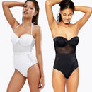 Women One Piece Mesh Swimsuit  High Waist Halter Tie Swimwear Beach Playsuit Jumpsuit Rompers