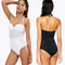 Women One Piece Mesh Swimsuit  High Waist Halter Tie Swimwear Beach Playsuit Jumpsuit Rompers