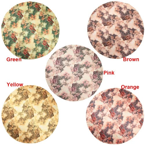 Women Round Beach Tapestry Floral Print Beach Throw Towel Cover Up Mat Picnic Blanket Scarf Beachwear