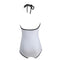 Women One Piece Swimsuit Sexy Backless Swimwear Crochet Monokini Bodysuit Beach Bathing Suit White