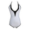 Women One Piece Swimsuit Sexy Backless Swimwear Crochet Monokini Bodysuit Beach Bathing Suit White