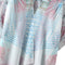 Women Summer Chiffon Cardigan Gradient Print Kimono Beach Cover Up Bikini Outwear White