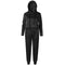 Women Two Piece Set Tracksuit Hooded Drawstring Crop Top Sport Pants Side Stripes High Waist Casual Sweat Suit