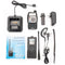 BAOFENG UV-5XP 7.4v 3000mAh 8W Dual-band Walkie Talkie Earphone Black