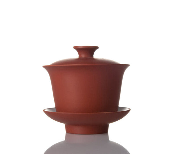 Yixing Zisha Clay Red Gaiwan 90ml