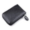 Genuine Leather ID & Card Holder - Black