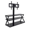 GeweYeeli Floor TV Stand with Swivel Mount Bracket - Black