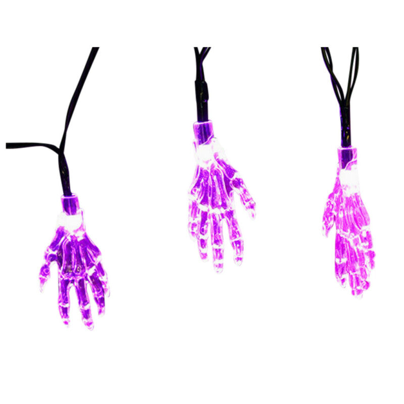 1.5m 10Led Premium Ghost Skeletons Lights - Purple