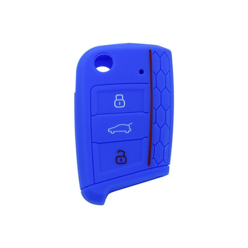 Golf 7 Octavia Premium Silicone Key Case - Blue