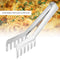 Greensen Comb-Shaped Stainless Tongs - Silver