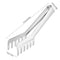 Greensen Comb-Shaped Stainless Tongs - Silver