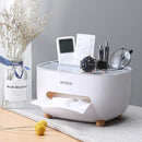 Tissue Box Desktop Kitchen Napkin Storage Container Living Room Remote Control Storage Box For Home Office Tissue Tray