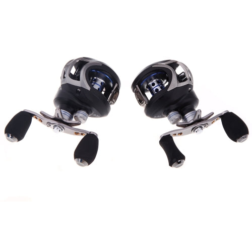 LMA200 10+1BB Ball Bearings Left Hand Bait Casting Fishing Reel High Speed 6.3:1 Black