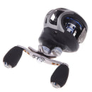 LMA200 10+1BB Ball Bearings Left Hand Bait Casting Fishing Reel High Speed 6.3:1 Black