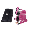 Wood Professional 22Pcs Makeup Brush Kit Cosmetic Make Up Set with Pouch Bag