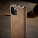 H1104 iPhone 12/13 Pro Max Genuine Leather Mobile Phone Case