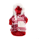 Soft Warm Dog Pet Clothes Apparel Hoodie Hooded Coat for Winter