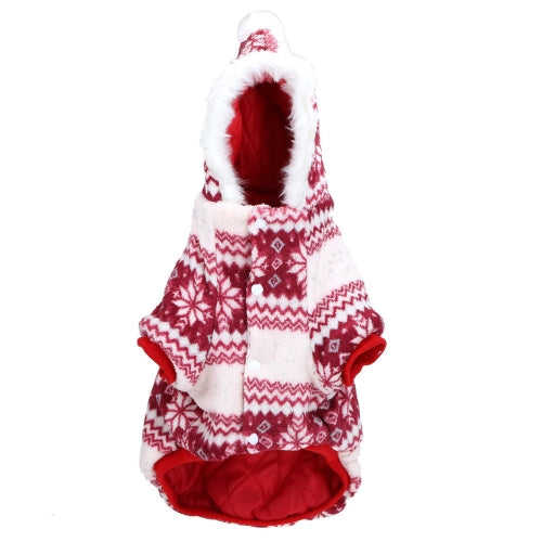 Soft Warm Dog Pet Clothes Apparel Hoodie Hooded Coat for Winter