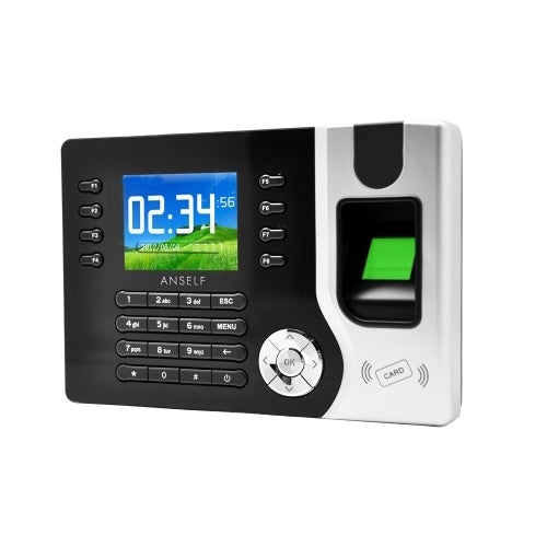 Anself 2.4" TFT LCD Display Biometric Fingerprint Attendance Machine