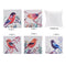 Simple Rural Style Bird Cotton and Linen Pillowcase Back Cushion Cover Throw Pillow Case for Bed Sofa Car Home Decorative Decor 45 * 45cm