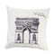 Statue of Liberty World Landmarks Cotton and Linen Pillowcase Back Cushion Cover Throw Pillow Case for Bed Sofa Car Home Decorative Decor 45 * 45cm