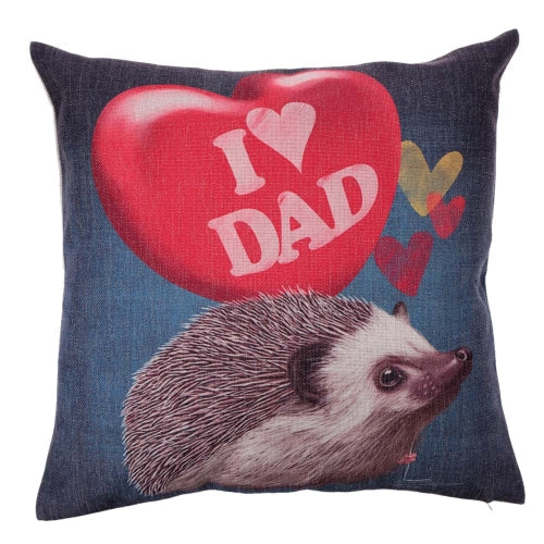 Cartoon Animals Koala Hedgehog Cotton and Linen Pillowcase Back Cushion Cover Throw Pillow Case for Bed Sofa Car Home Decorative Decor 45 * 45cm