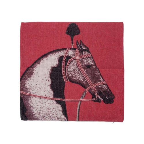 European Luxury Horse Cotton and Linen Pillowcase Back Cushion Cover Throw Pillow Case for Bed Sofa Car Home Decorative Decor 45 * 45cm