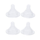 2pcs Silicone Wide-Neck Nipples for Baby Infant Y Hole