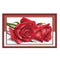 DIY Handmade Needlework Counted Cross Stitch Set Embroidery Kit 14CT Beautiful Roses Pattern Cross-Stitching 36 * 25cm Home Decoration