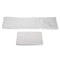 2pcs Simple Soft Pure White Cotton Bath Towels Set Drying Towel Washcloth for Hotel Home Use