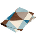 Modern Geometric Triangle Pattern Table Mat Cotton Slip-resistant Tableware Placemat Dish Bowl Weave Insulation-proof Pad