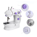 Anself Mini Household Purple Electric Sewing Machine 2 Speed Adjustment