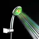 Anself Automatic LED Light Shower Head Handheld Bath Sprinkler for Bathroom Multiple Color 7 Colors Water Glow