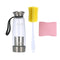 400ml Portable Water Cup Bottle Environmental High Borosilicate Glass Removable Stainless Steel Bottom Filter