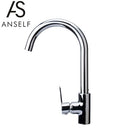 Anself FN105726 Modern Style Single Handle Kitchen Sink Faucet Excellent Water Faucet High Quality All-copper Sink Tap