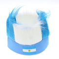 Anself America Flag Football Soccer Fans Wig Head Cap European Cup FIFA World Cup Sports Carnival Festival Cosplay Costume