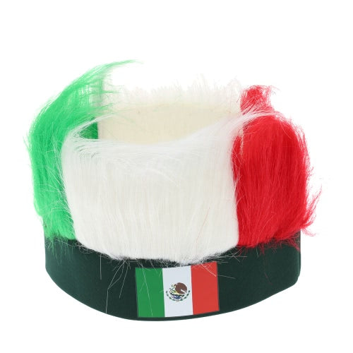 Anself America Flag Football Soccer Fans Wig Head Cap European Cup FIFA World Cup Sports Carnival Festival Cosplay Costume