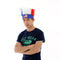 Anself America Flag Football Soccer Fans Wig Head Cap European Cup FIFA World Cup Sports Carnival Festival Cosplay Costume