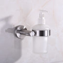 Homgeek High-quality Wall Mounted Shampoo Liquid Soap Body Wash Lotion Dispenser Glass Container Bottle Bathroom Kitchen